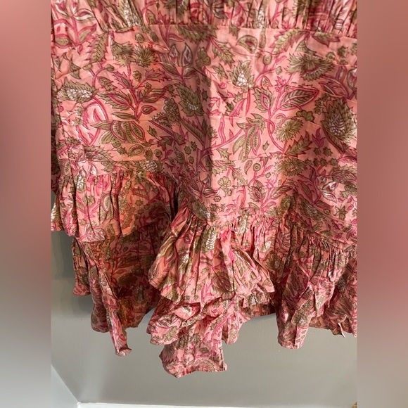 Anna Cate Isabella Dress Block Print Pink Floral - Picture 6 of 9